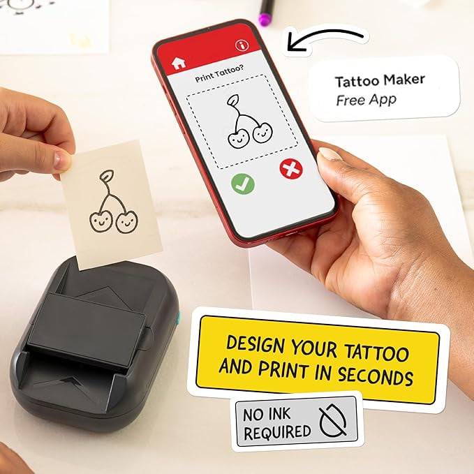 ⚡LAST DAY 50% OFF - Tattoo Maker Create and Print Custom DIY Temporary Body Art🎨 - Image 5