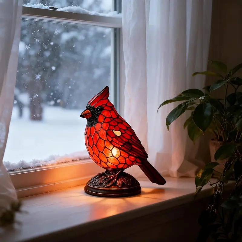 Christmas Decoration Bird Statue Lamp - Image 6
